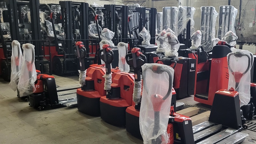 Тест-драйв складской техники на нашем складе в Орехово-Зуево