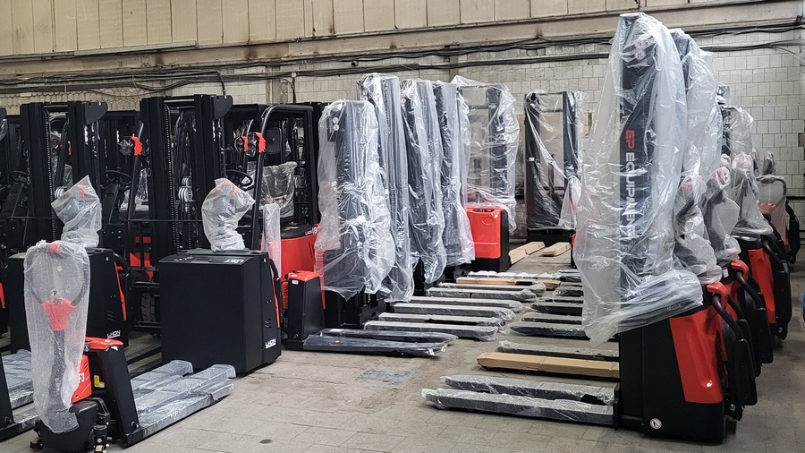 Тест-драйв складской техники на нашем складе в Орехово-Зуево