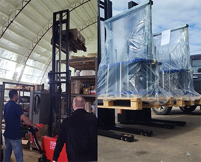 Тест-драйв складской техники на нашем складе в Орехово-Зуево